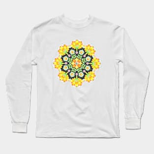Bohemian Flower Mandala Long Sleeve T-Shirt